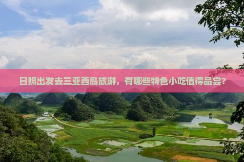日照出发去三亚西岛旅游，有哪些特色小吃值得品尝？
