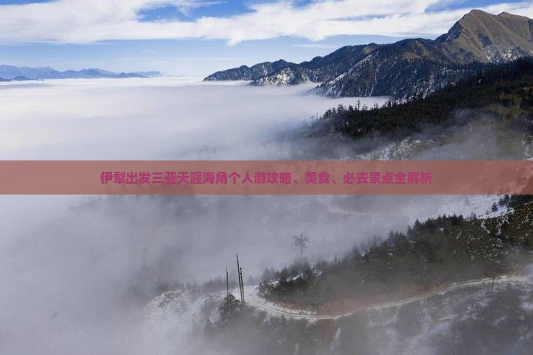 伊犁出发三亚天涯海角个人游攻略、美食、必去景点全解析