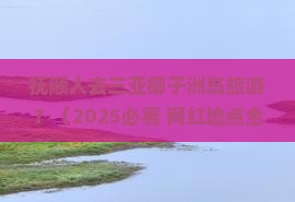 抚顺前往三亚椰子洲岛旅游网红地点