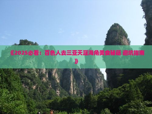 百色前往三亚天涯海角旅游小吃