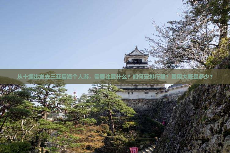 从十堰出发去三亚后海个人游，需要注意什么？如何安排行程？费用大概是多少？