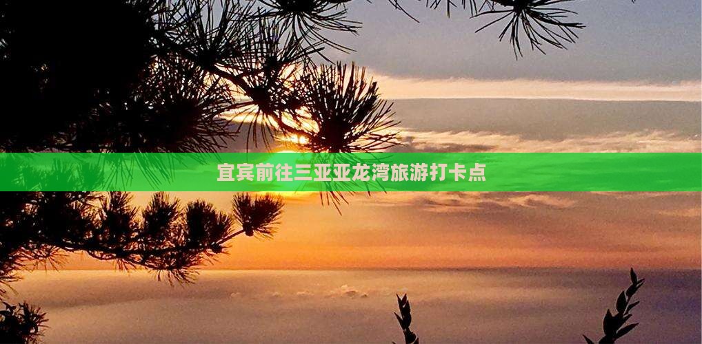 宜宾前往三亚亚龙湾旅游打卡点