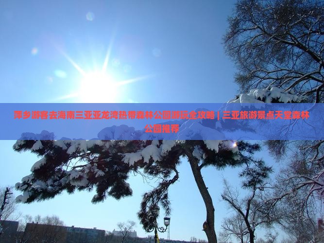 萍乡游客去海南三亚亚龙湾热带森林公园游玩全攻略 | 三亚旅游景点天堂森林公园推荐
