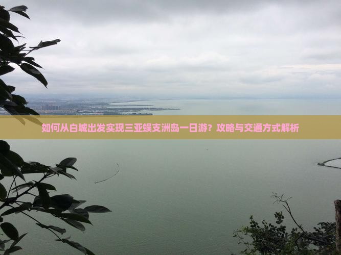 如何从白城出发实现三亚蜈支洲岛一日游？攻略与交通方式解析