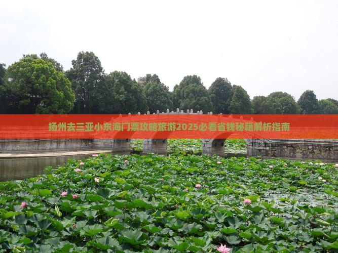 扬州去三亚小东海门票