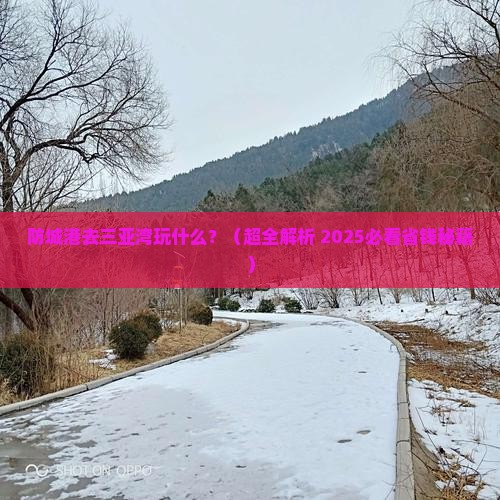 防城港出发三亚三亚湾哪里玩
