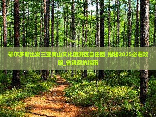 鄂尔多斯出发三亚南山文化旅游区自由团
