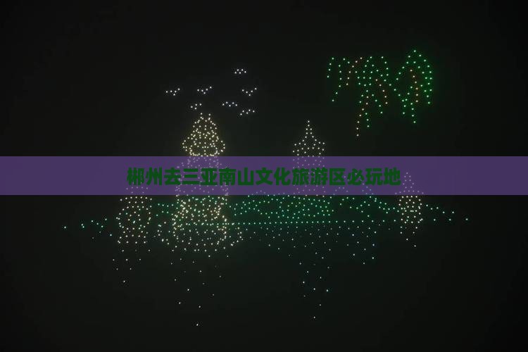 郴州去三亚南山文化旅游区必玩地