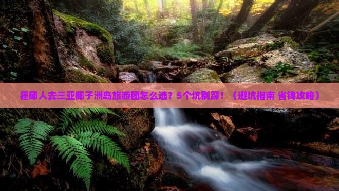 霍邱去三亚椰子洲岛大型旅游团