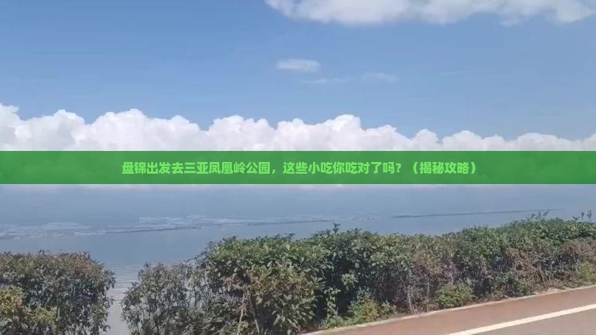 盘锦前往三亚凤凰岭公园旅游小吃