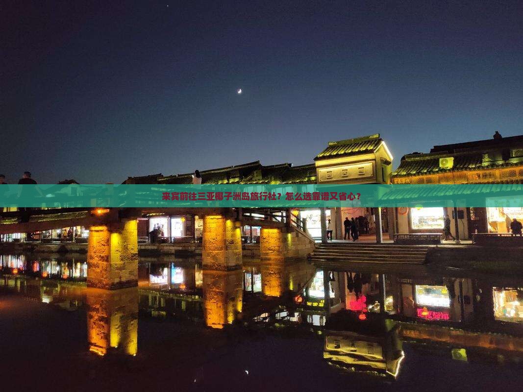来宾前往三亚椰子洲岛旅行社