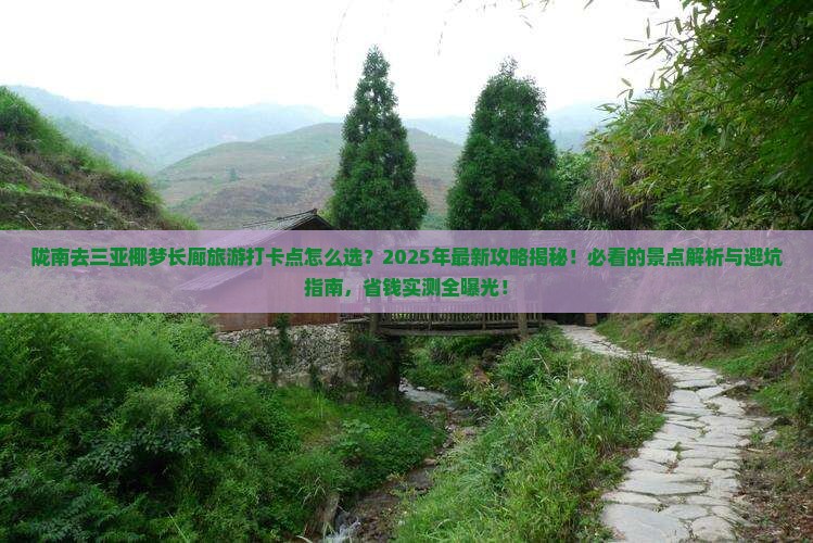陇南去三亚椰梦长廊旅游打卡点 陇南去三亚椰梦长廊旅游打卡点