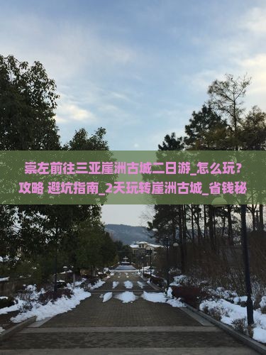 崇左前往三亚崖洲古城二日游