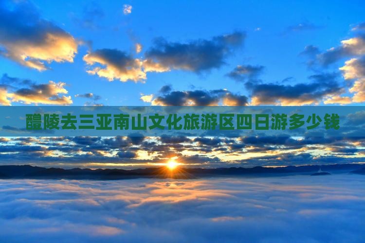 醴陵去三亚南山文化旅游区四日游多少钱