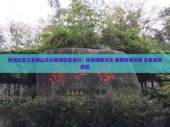 钦州出发三亚南山文化旅游区自由行：探索佛教文化 感受热带风情 享受海滨度假