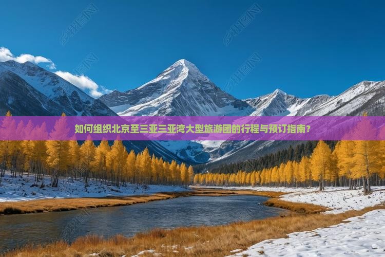 如何组织北京至三亚三亚湾大型旅游团的行程与预订指南？