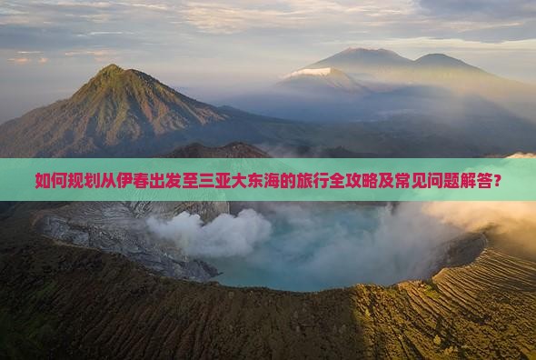 如何规划从伊春出发至三亚大东海的旅行全攻略及常见问题解答？