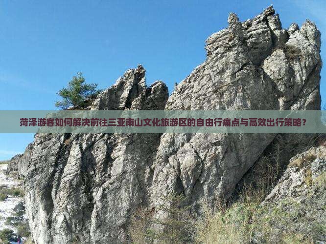 菏泽游客如何解决前往三亚南山文化旅游区的自由行痛点与高效出行策略？
