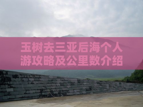 玉树去三亚后海个人游攻略及公里数介绍