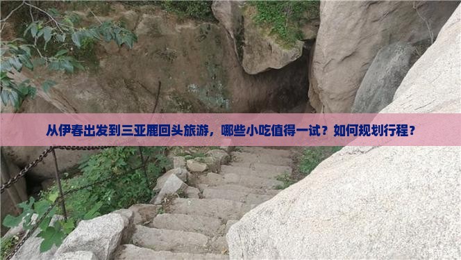 从伊春出发到三亚鹿回头旅游，哪些小吃值得一试？如何规划行程？