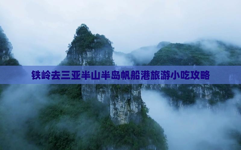 铁岭去三亚半山半岛帆船港旅游小吃攻略