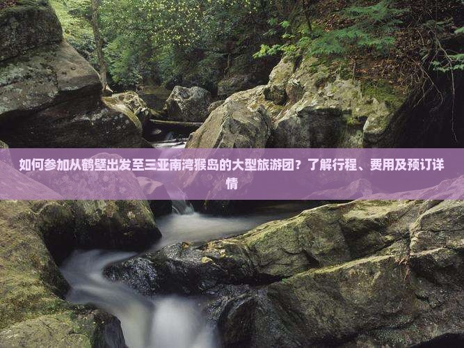 如何参加从鹤壁出发至三亚南湾猴岛的大型旅游团？了解行程、费用及预订详情