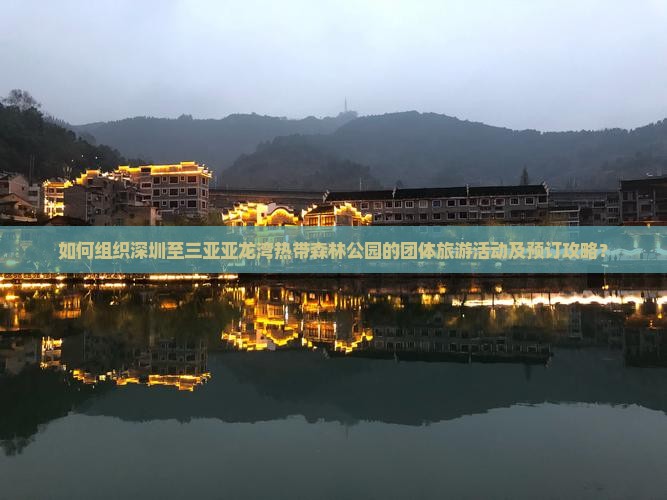 如何组织深圳至三亚亚龙湾热带森林公园的团体旅游活动及预订攻略？
