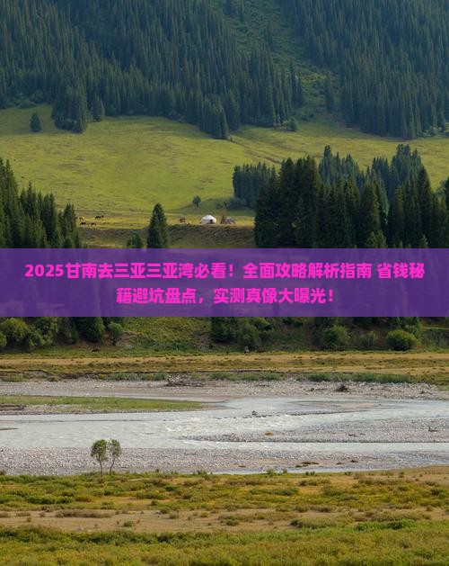 甘南去三亚三亚湾攻略