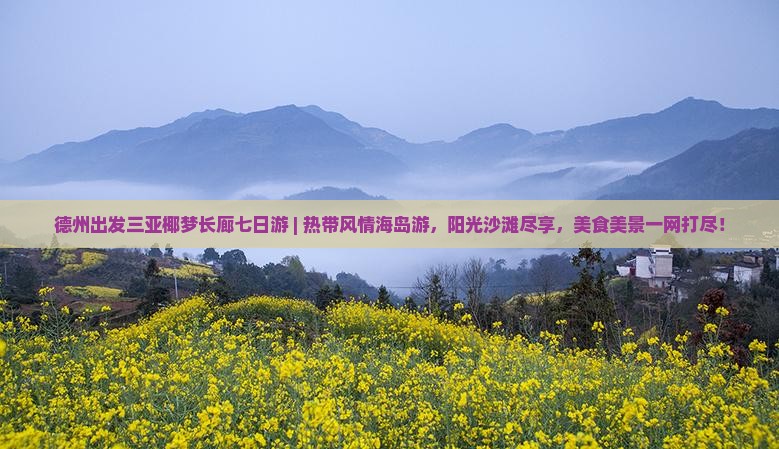 德州出发三亚椰梦长廊七日游