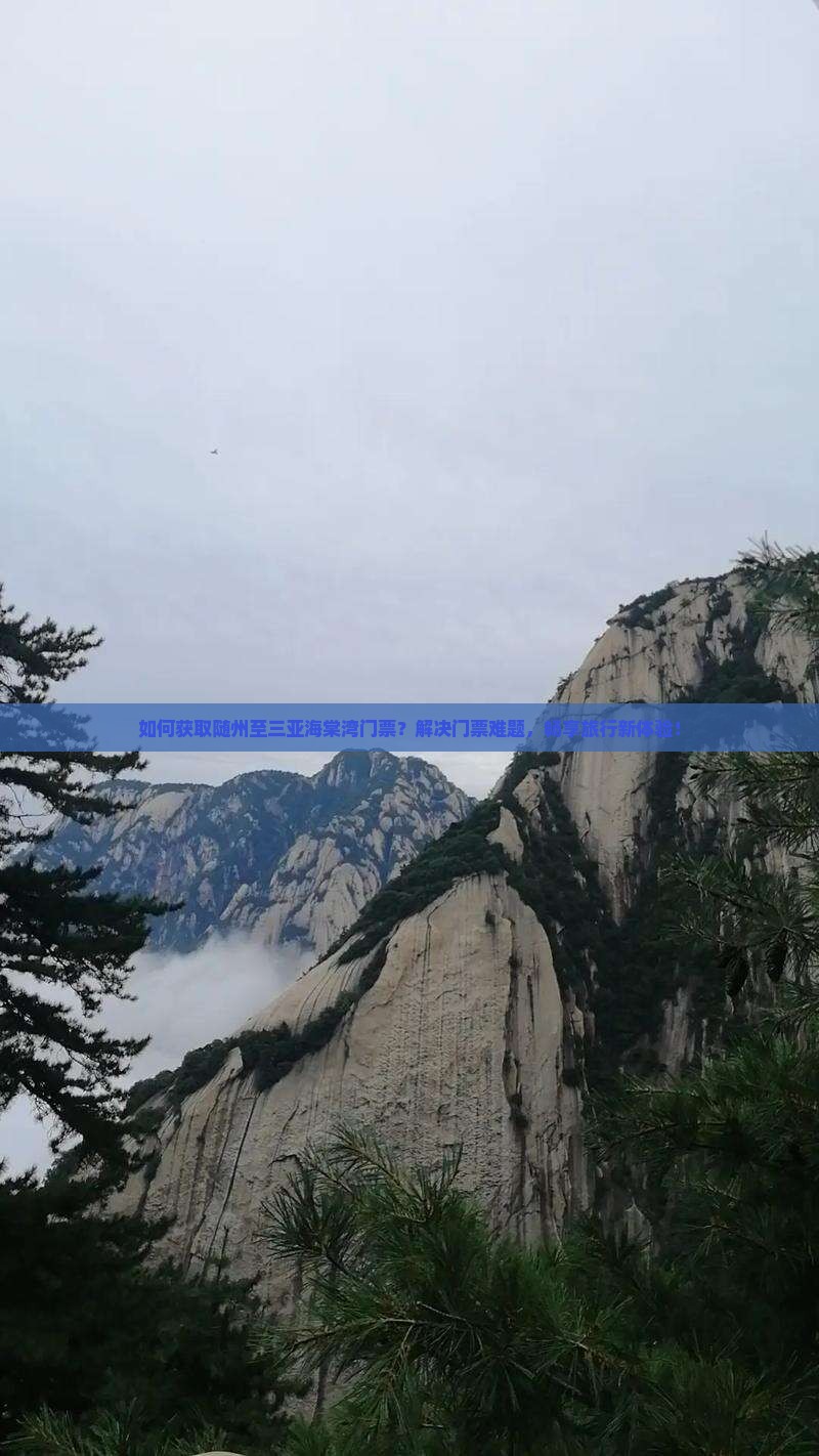如何获取随州至三亚海棠湾门票？解决门票难题，畅享旅行新体验！