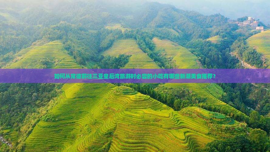 如何从常德前往三亚皇后湾旅游时必尝的小吃有哪些新潮美食推荐？