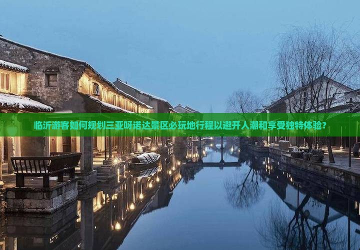 临沂游客如何规划三亚呀诺达景区必玩地行程以避开人潮和享受独特体验？