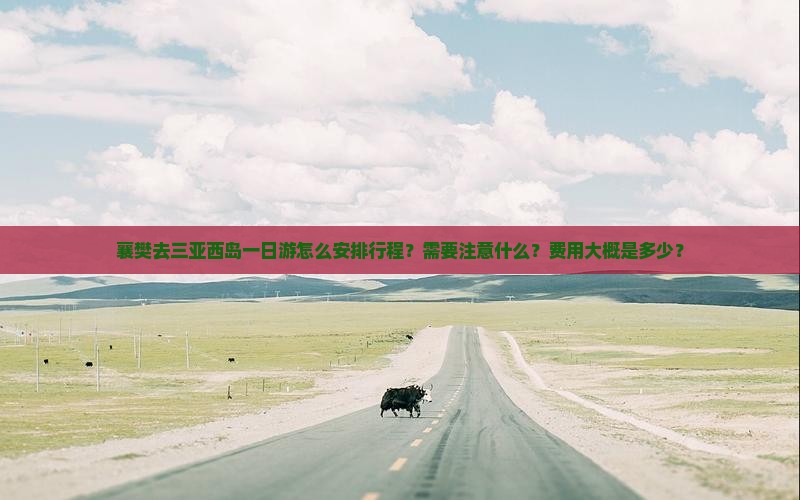 襄樊去三亚西岛一日游怎么安排行程？需要注意什么？费用大概是多少？