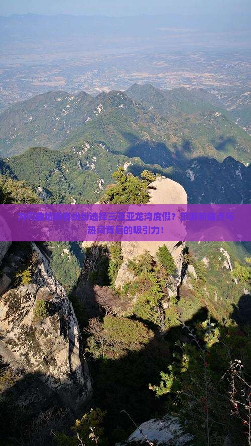 为何曲靖游客纷纷选择三亚亚龙湾度假？旅游新痛点与热词背后的吸引力！