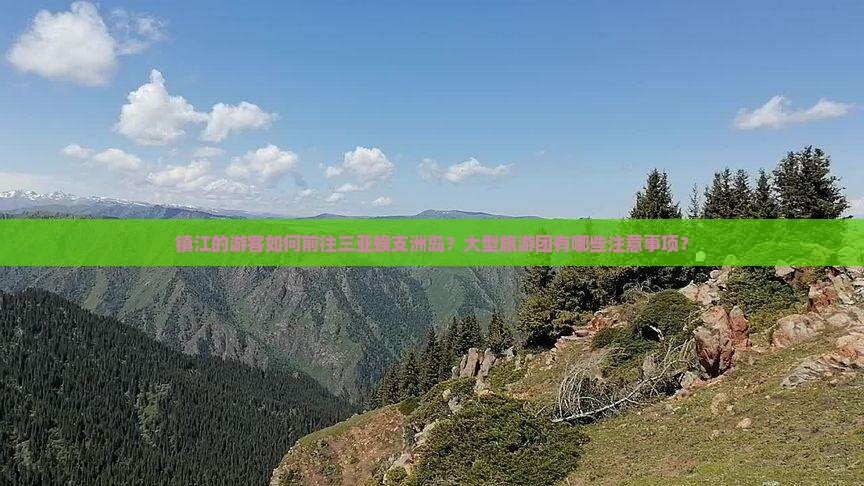 镇江的游客如何前往三亚蜈支洲岛？大型旅游团有哪些注意事项？