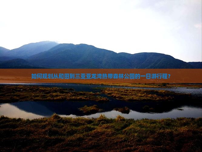 如何规划从和田到三亚亚龙湾热带森林公园的一日游行程？