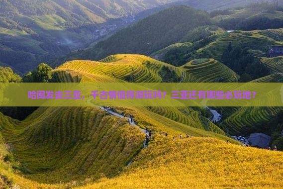 哈闽发去三亚，千古情值得游玩吗？三亚还有哪些必玩地？