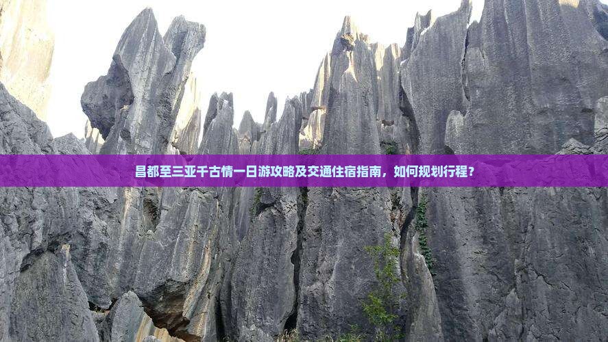 昌都至三亚千古情一日游攻略及交通住宿指南，如何规划行程？