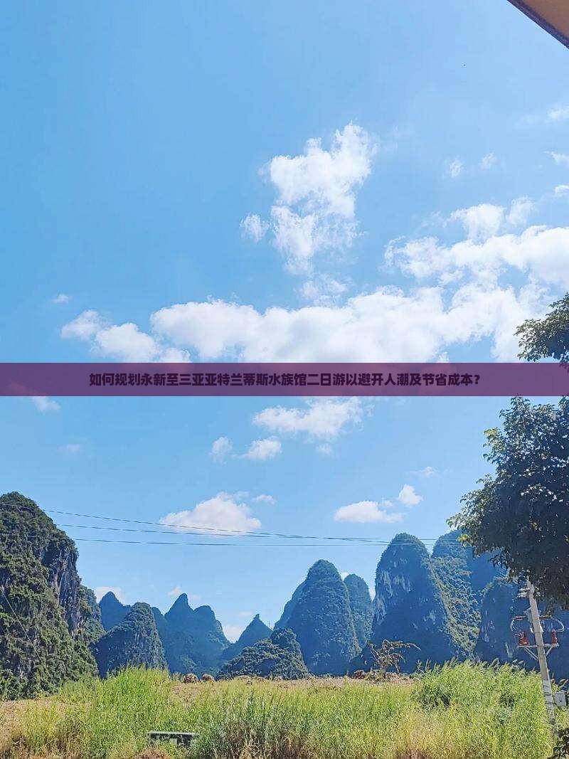 如何规划永新至三亚亚特兰蒂斯水族馆二日游以避开人潮及节省成本？