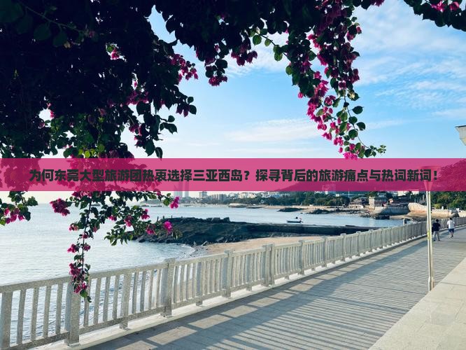 为何东莞大型旅游团热衷选择三亚西岛？探寻背后的旅游痛点与热词新词！