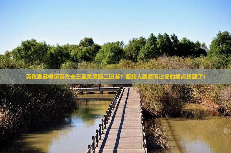 克孜勒苏柯尔克孜去三亚呆呆岛二日游？西北人到海南过冬的痛点找到了！
