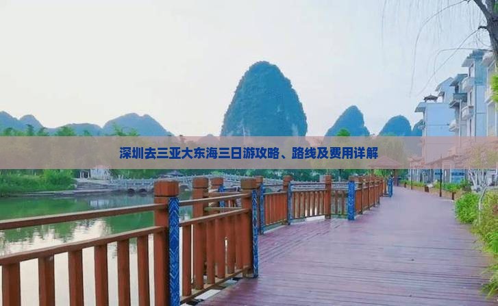 深圳去三亚大东海三日游