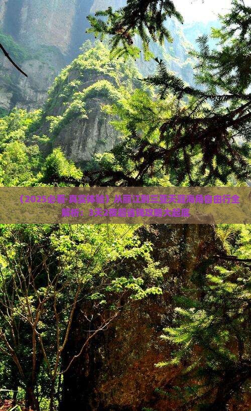 丽江出发三亚天涯海角自由团