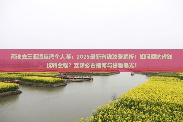河池去三亚海棠湾个人游