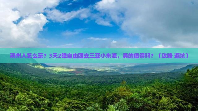 荆州前往三亚小东海自由团