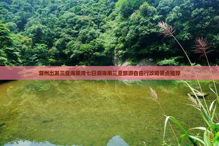 滁州出发三亚海棠湾七日游海南三亚旅游自由行攻略景点推荐