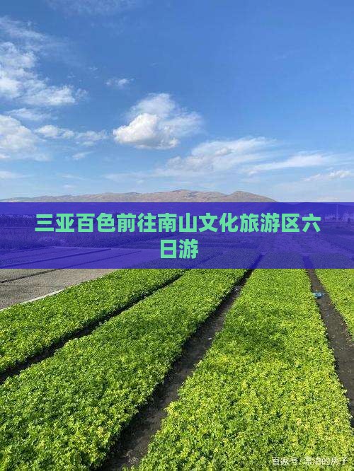 三亚百色前往南山文化旅游区六日游