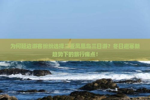 为何延边游客纷纷选择三亚凤凰岛三日游？冬日避寒新趋势下的旅行痛点！
