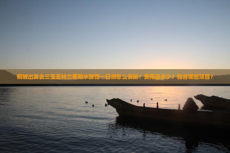 桐城出发去三亚亚特兰蒂斯水族馆一日游怎么安排？费用是多少？包含哪些项目？