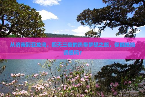 从济南到亚龙湾，四天三夜的热带梦想之旅，你能抵挡诱惑吗？